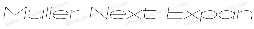 Muller Next Expanded字体转换